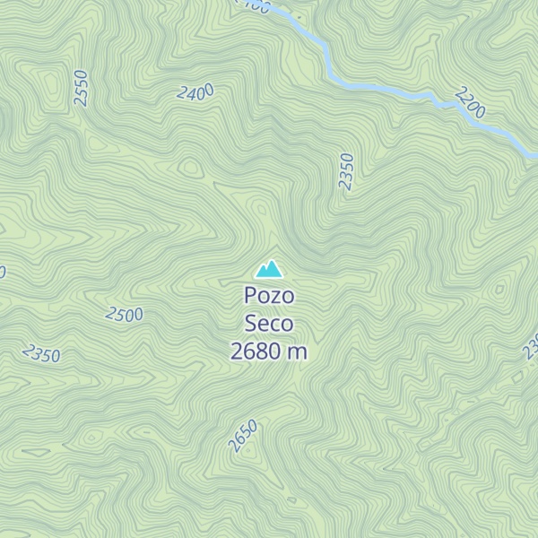 Map of Pozo Seco