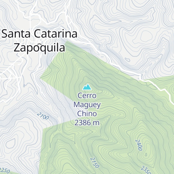 Map of Cerro Maguey Chino