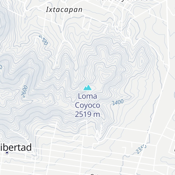 Map of Loma Coyoco