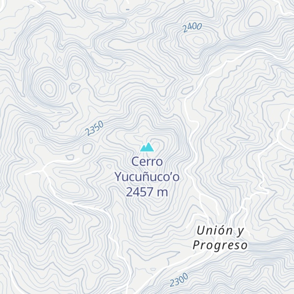 Map of Cerro Yucuñuco’o