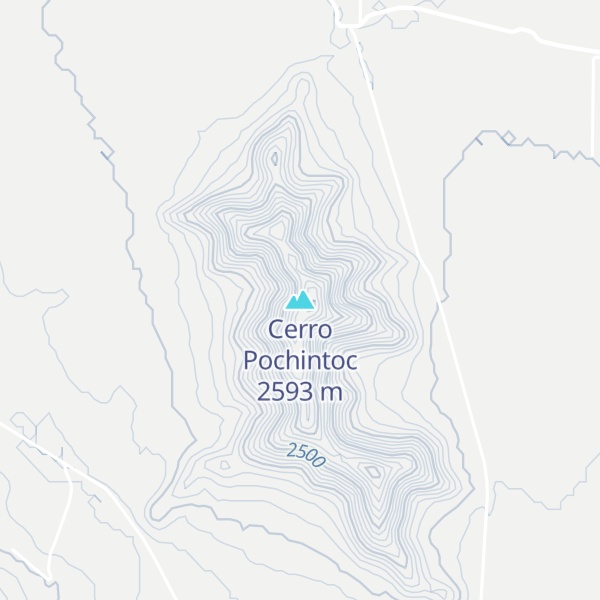Map of Cerro Pochintoc