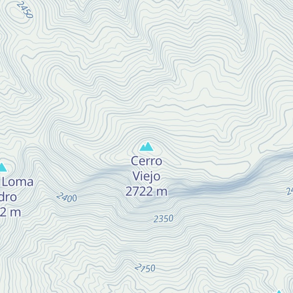 Map of Cerro Viejo