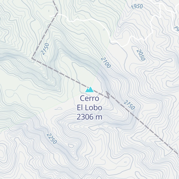 Map of Cerro El Lobo