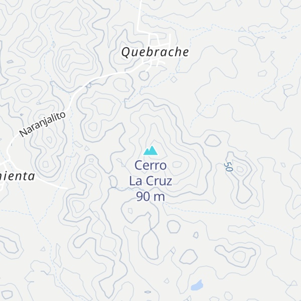 Map of Cerro La Cruz