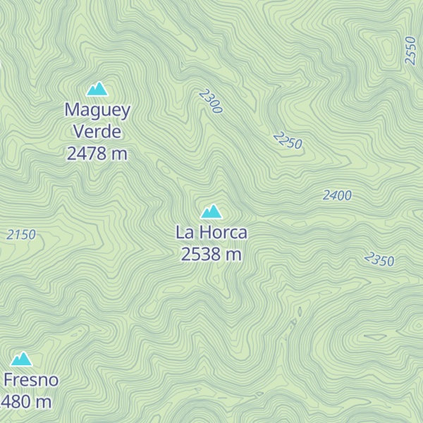 Map of La Horca