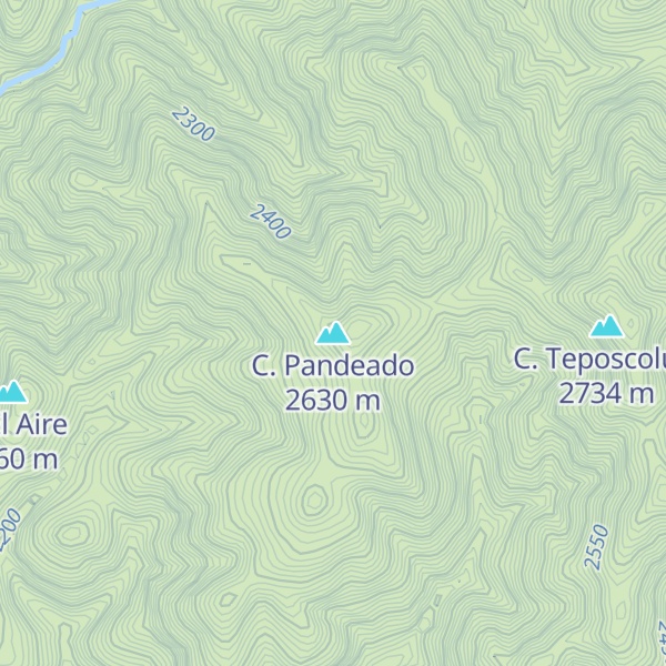 Map of C. Pandeado