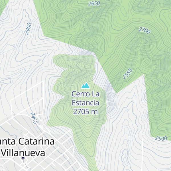 Map of Cerro La Estancia
