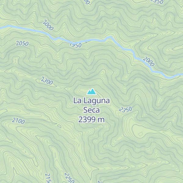 Map of La Laguna Seca
