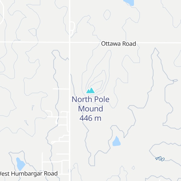 Map of North Pole Mound