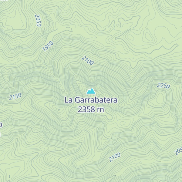 Map of La Garrabatera
