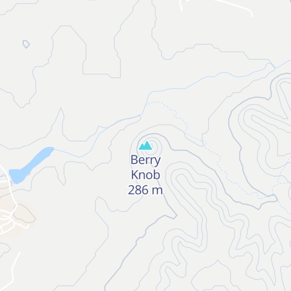 Map of Berry Knob