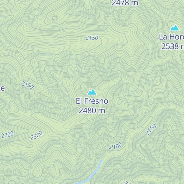 Map of El Fresno