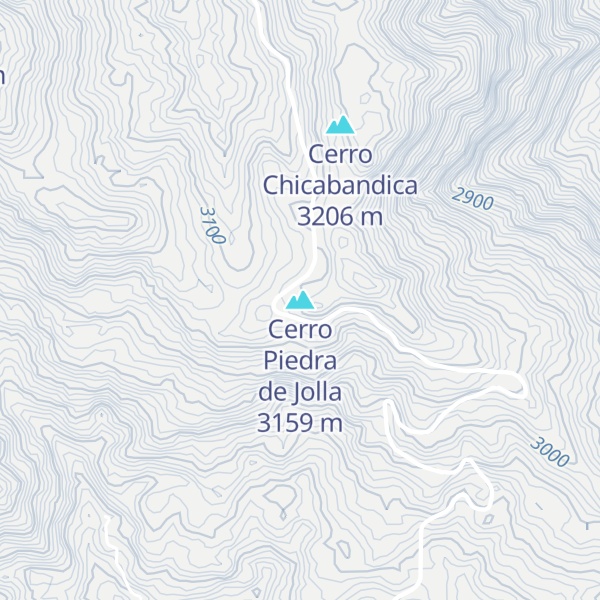 Map of Cerro Piedra de Jolla