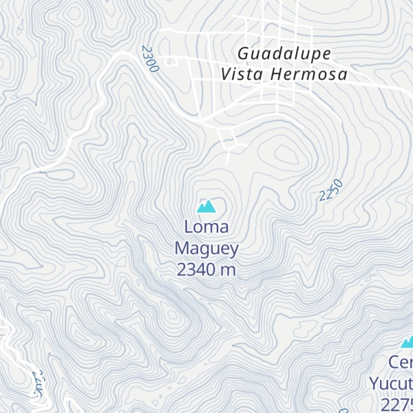 Map of Loma Maguey