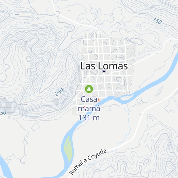 Map of Casa mamá