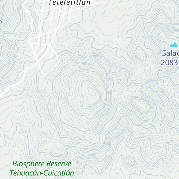 Map of El Garambullo