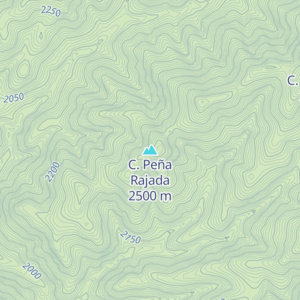 Map of C. Peña Rajada