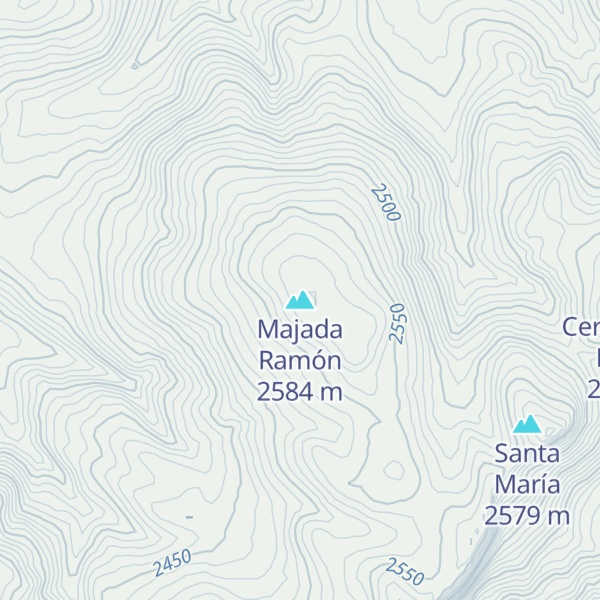 Map of Majada Ramón