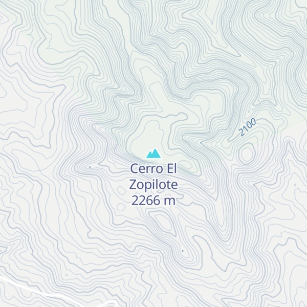 Map of Cerro El Zopilote
