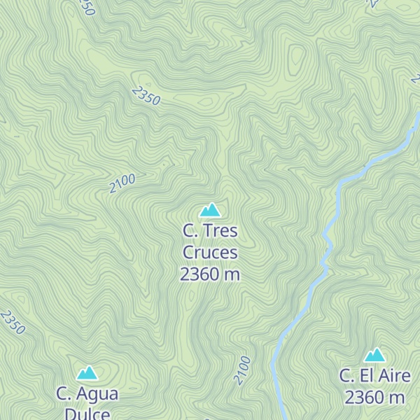 Map of C. Tres Cruces