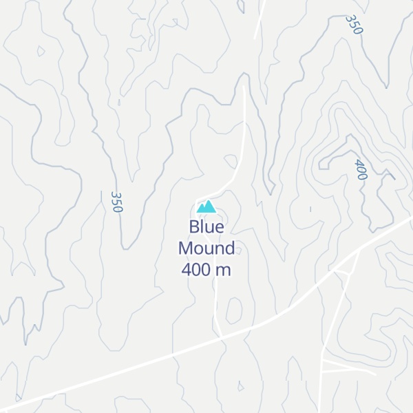 Map of Blue Mound