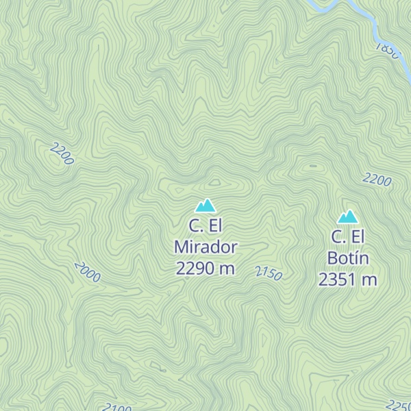 Map of C. El Mirador