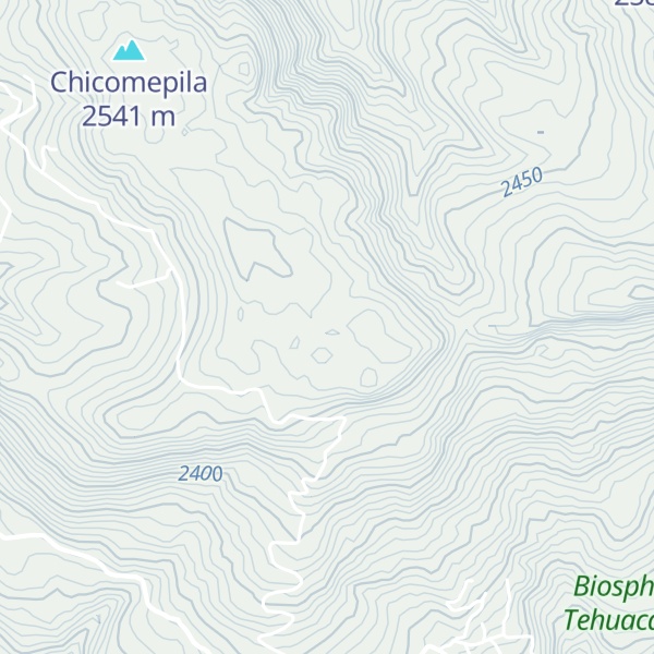 Map of Cerro Encinera