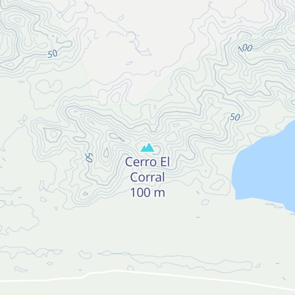 Map of Cerro El Corral