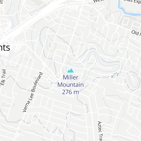Map of Miller Mountain
