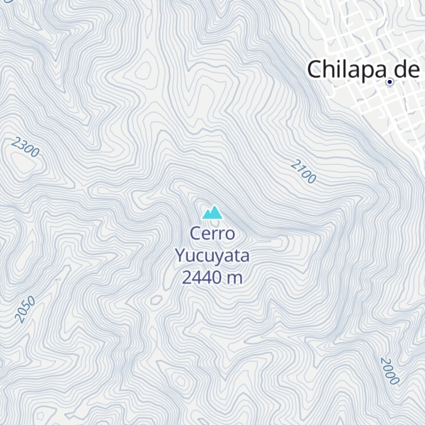 Map of Cerro Yucuyata