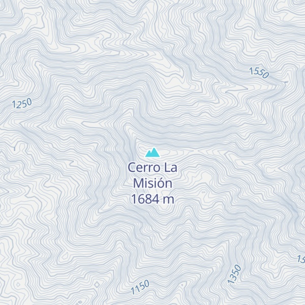 Map of Cerro La Misión