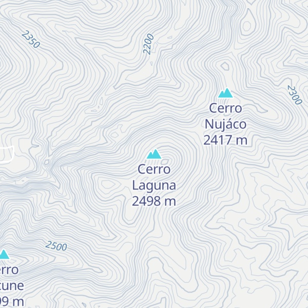 Map of Cerro Laguna