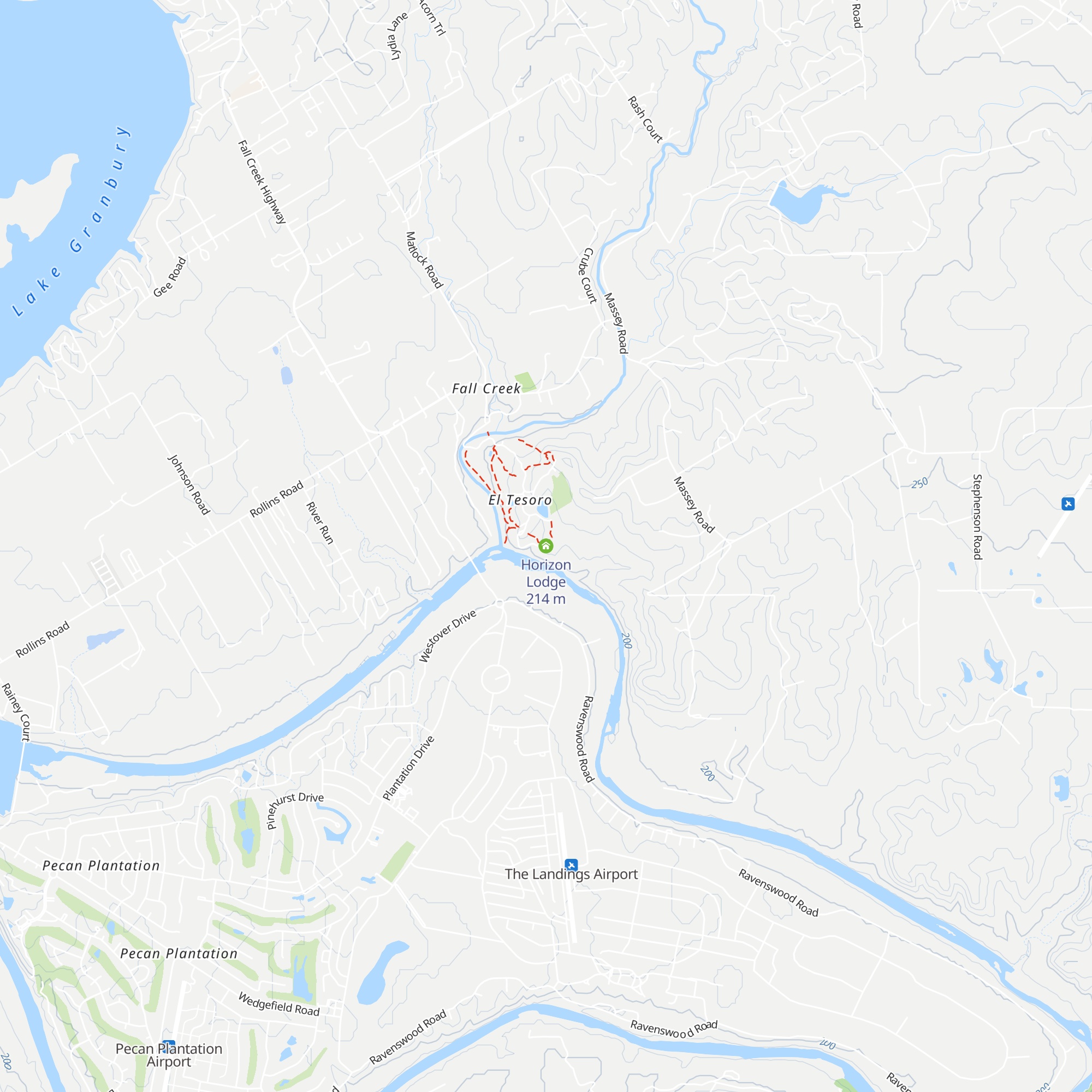 Horizon Lodge map