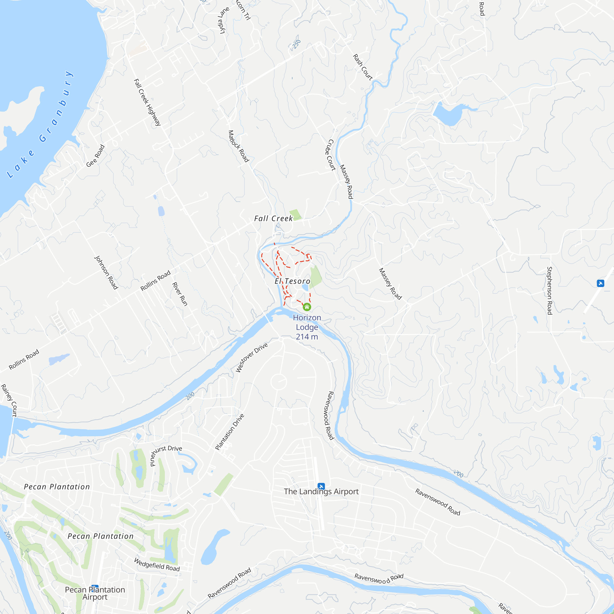 Horizon Lodge map