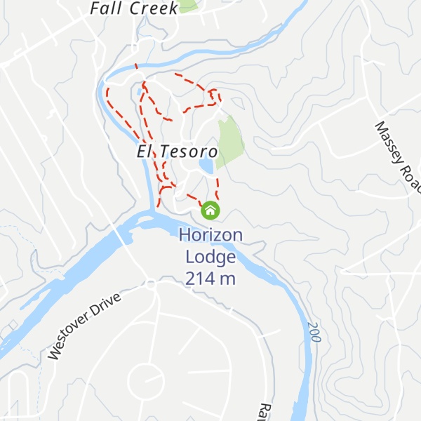 Map of Horizon Lodge