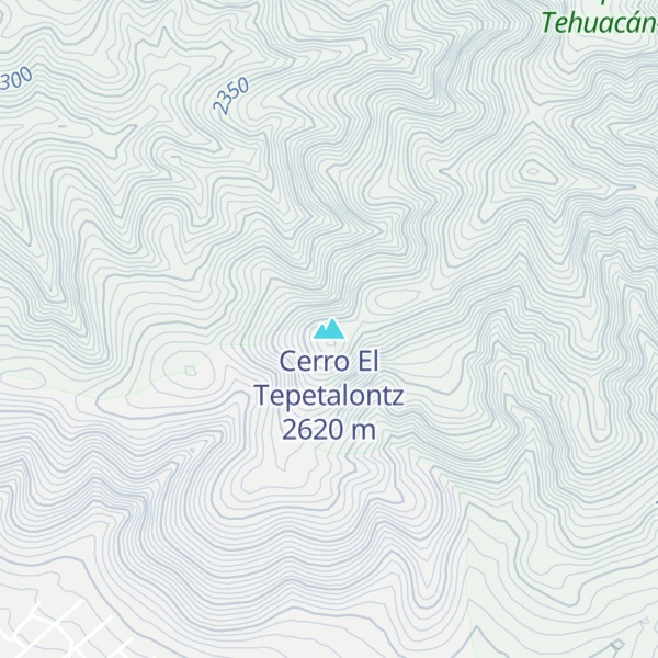 Map of Cerro El Tepetalontz