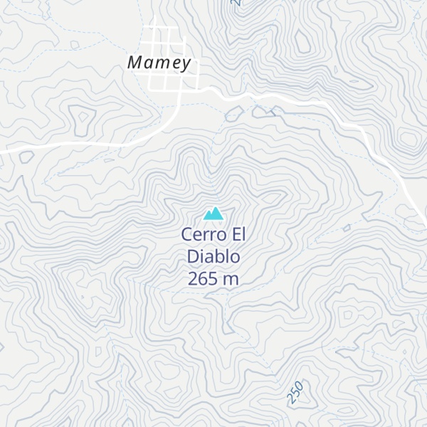 Map of Cerro El Diablo