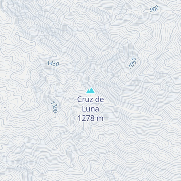 Map of Cruz de Luna