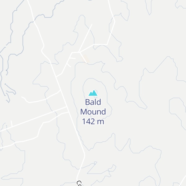 Map of Bald Mound