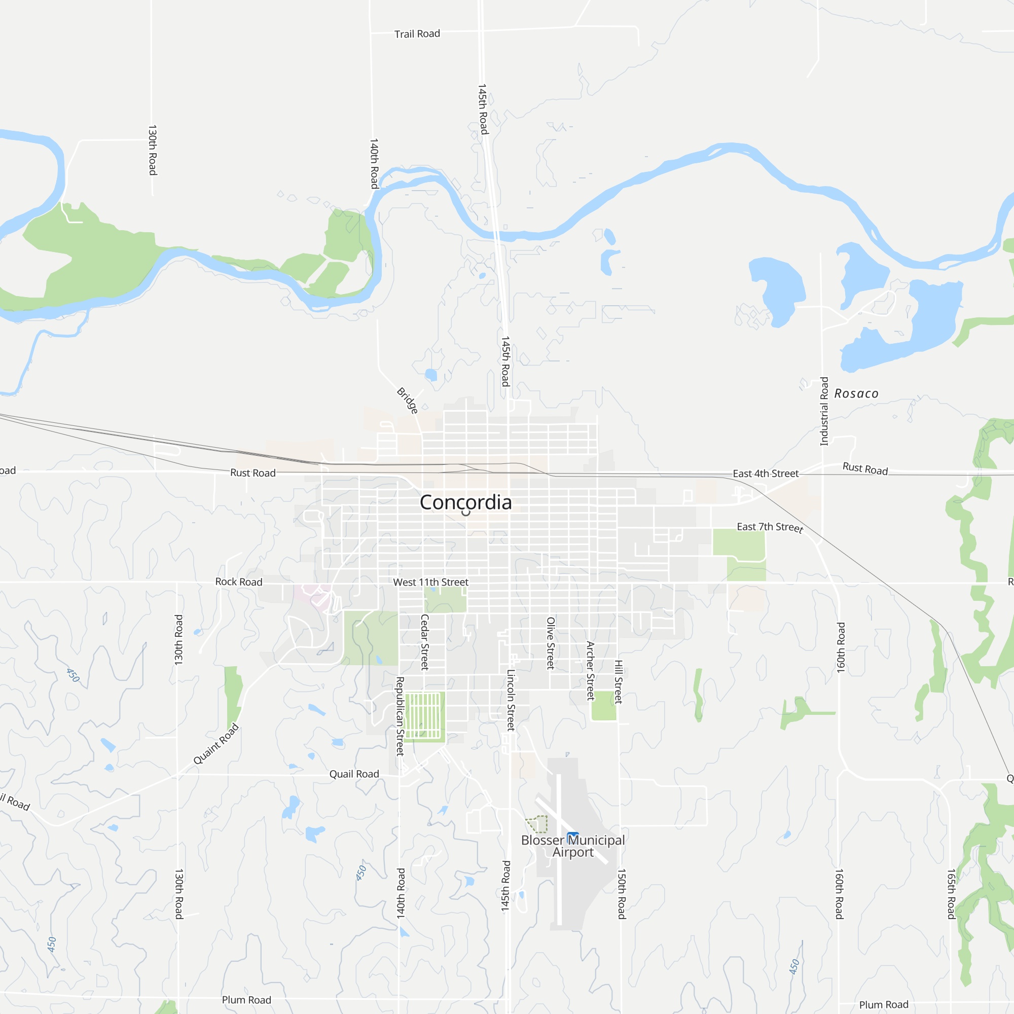 Cloud County Tourism map