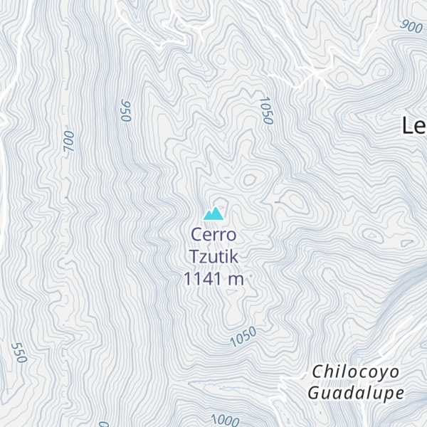 Map of Cerro Tzutik