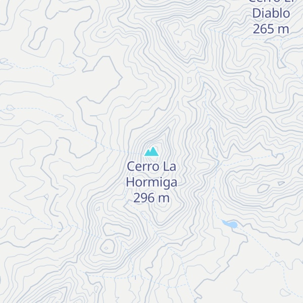 Map of Cerro La Hormiga