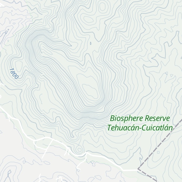 Map of Cerro La Campana