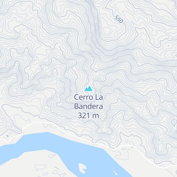 Map of Cerro La Bandera