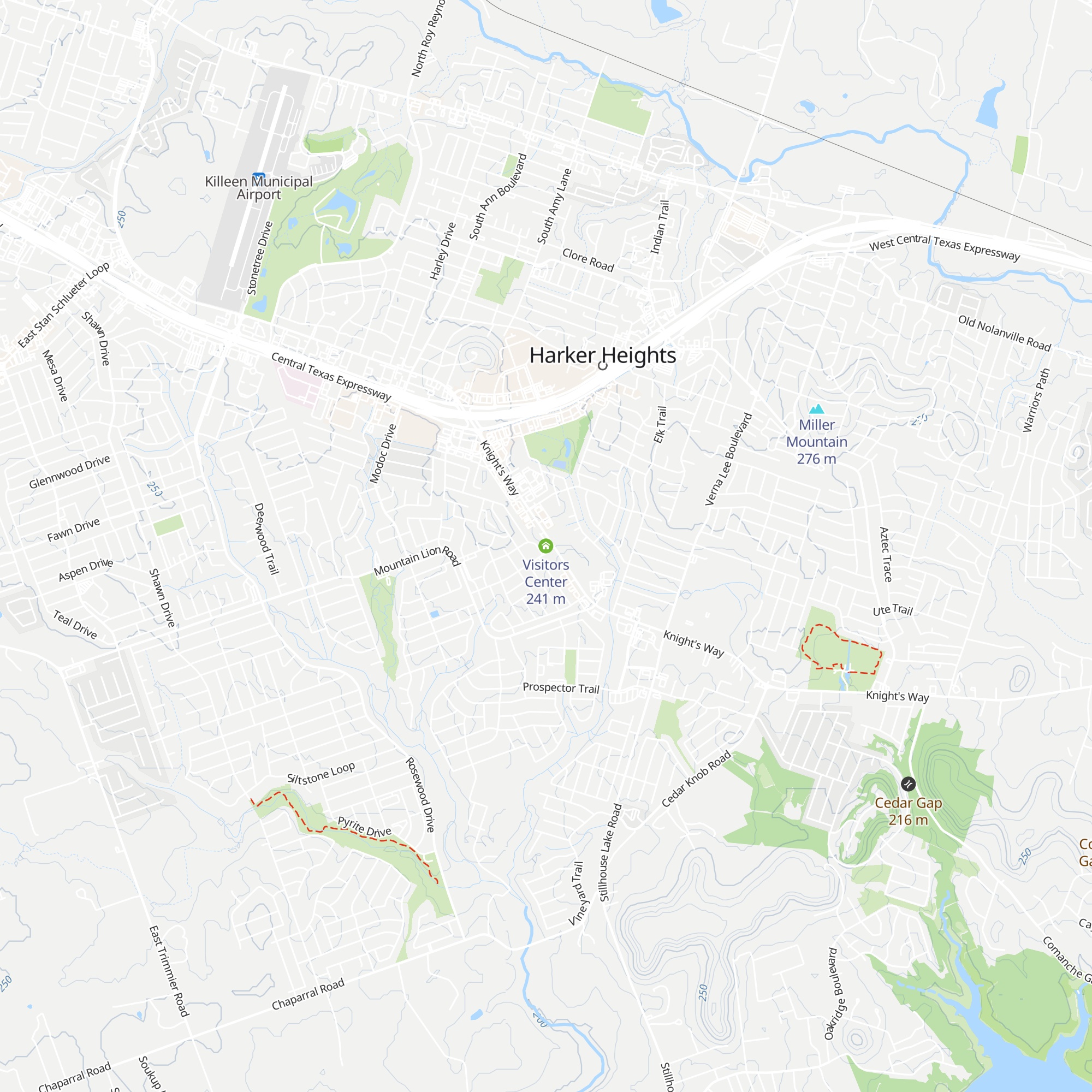 Visitors Center map