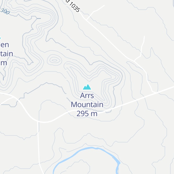 Map of Arrs Mountain