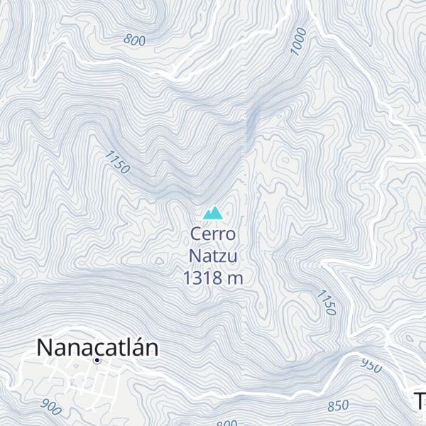 Map of Cerro Natzu