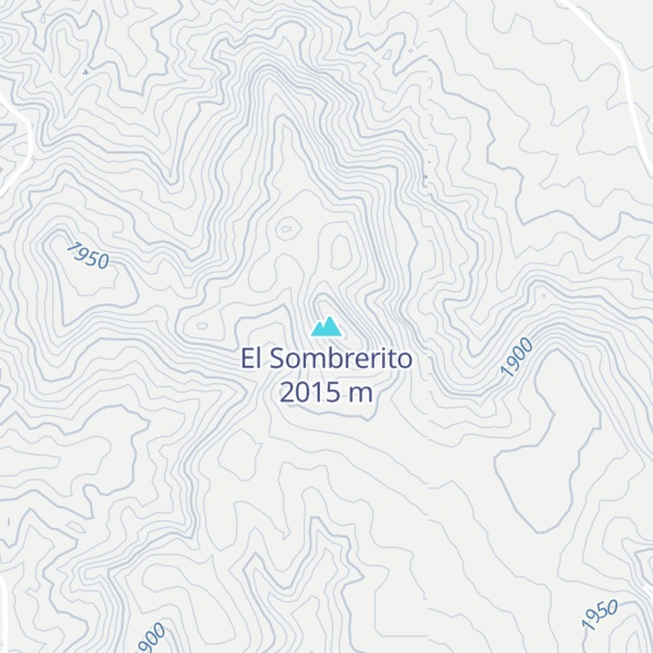 Map of El Sombrerito