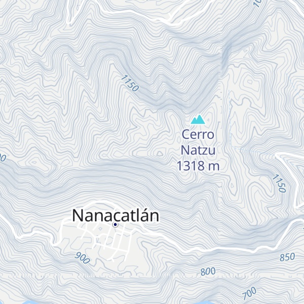 Map of Cerro Maxuachihuis
