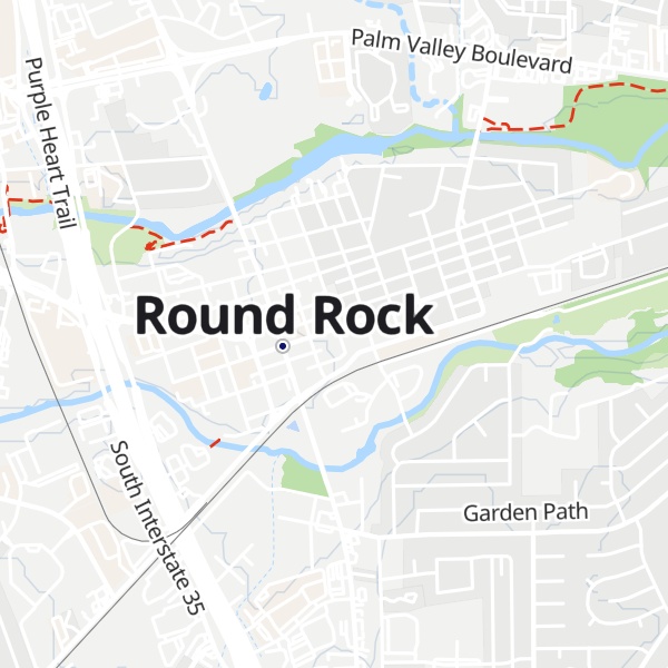 Map of Round Rock Convention and Visitors Bureau